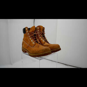 Timberland Men's 6 inch Premium Waterproof Boots, Wheat Nubuck, 9